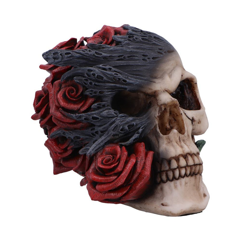 Soul Rose Ornamental Skull Nemesis Now 17cm