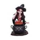 Althea Witch figurine with Flame Cauldron 16cm