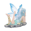 Amelia Nature Fairy Figurine with Clear Blue Wings 6cm 4