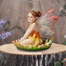 Olivia Enchanted on Lily Pad Small Fairy Figurine 5.5cm 7