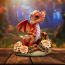 Marigold Flower Dragon Figurine 11cm 7