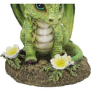 Freesia Flower Dragon Figurine 11.5cm 6