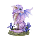 Iris Flower Dragon Figurine 12cm