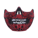 Jewelled Masquerade Red 17.5cm Mask for Cosplay 1