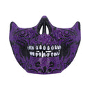 Jewelled Masquerade Purple 17.5cm Day of the Dead Mask for Cosplay 1