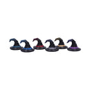 Set of 6 Positive Energy Witches Hats 7.2cm 3