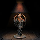 Dragons Crucis Gothic Plug In Lamp 37cm 7
