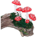 Toadstool Trunk Resin Statue 23.7cm 6