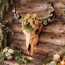 Floral Crown Skull Ornament 27.5cm 4