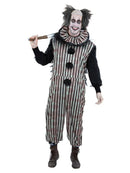 Dark Vintage Clown Costume Jumpsuit and Neck Ruffle 1