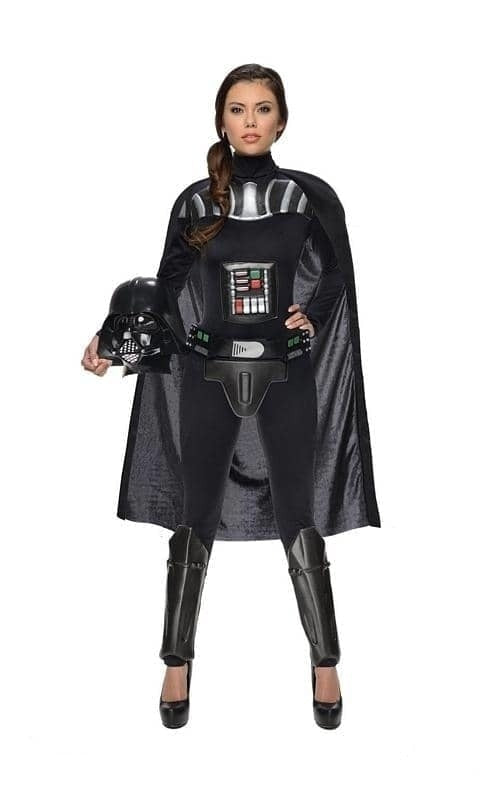 Darth Vader Womens Dark Side Sith Costume with Mask 2 rub-887594M MAD Fancy Dress