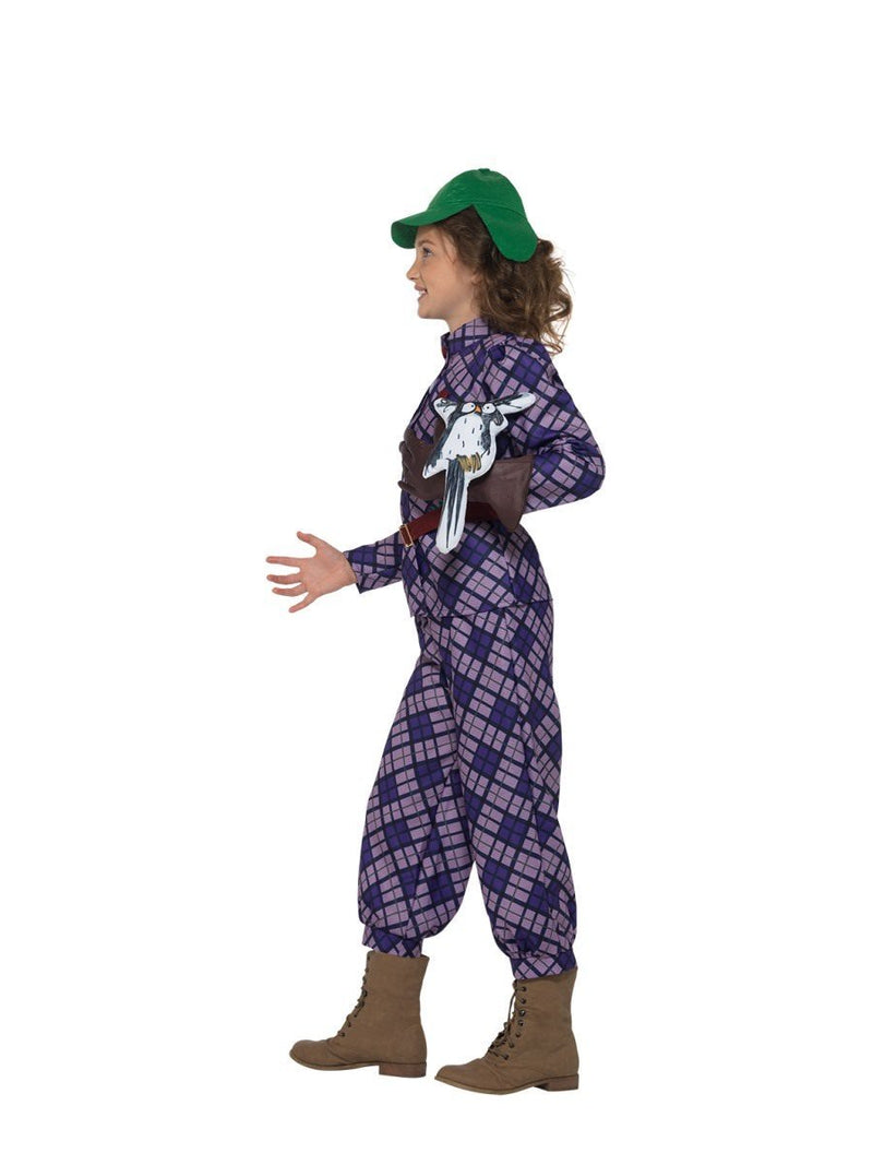 David Walliams Deluxe Awful Auntie Costume Kids Purple