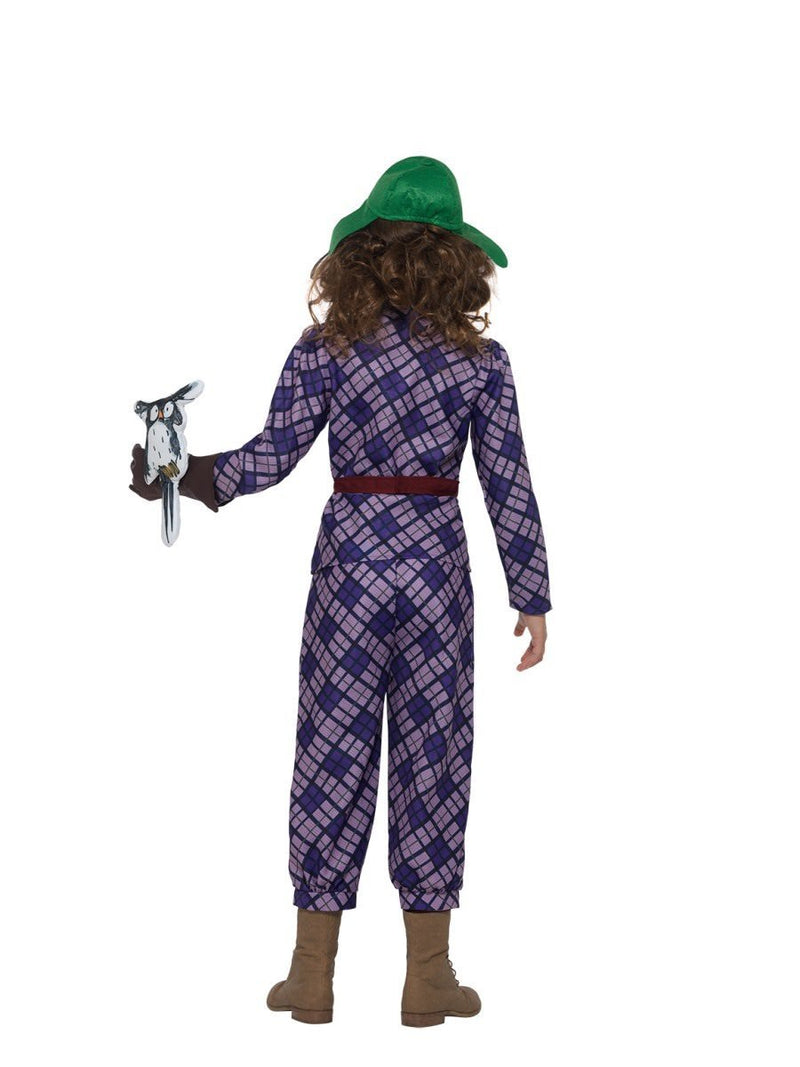 David Walliams Deluxe Awful Auntie Costume Kids Purple