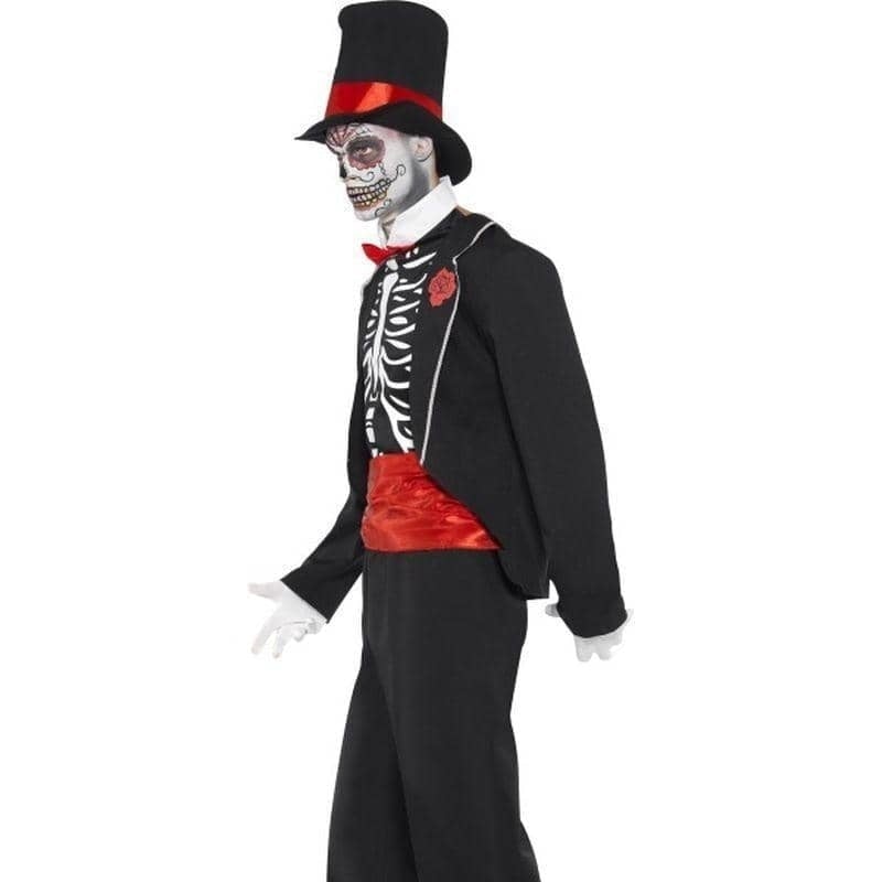 Day Of The Dead Costume Adult Black_3 
