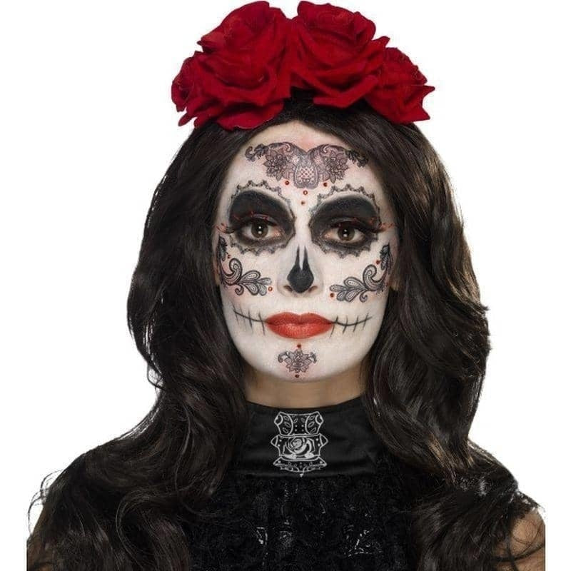 Day Of The Dead Glamour Make Up Kit Aqua With Adult Black_1 sm-44962