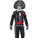 Day Of The Dead Senor Bones Costume Adult Black_1 sm-43738M
