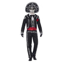 Day Of The Dead Senor Bones Costume Adult Black_5 