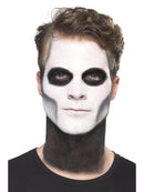 Day Of The Dead Senor Bones Make Up Kit Grease Transfers Face Paint Crayon Tash Applicators 6