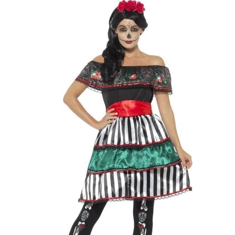 Day Of The Dead Senorita Doll Costume Adult_1 sm-48077m