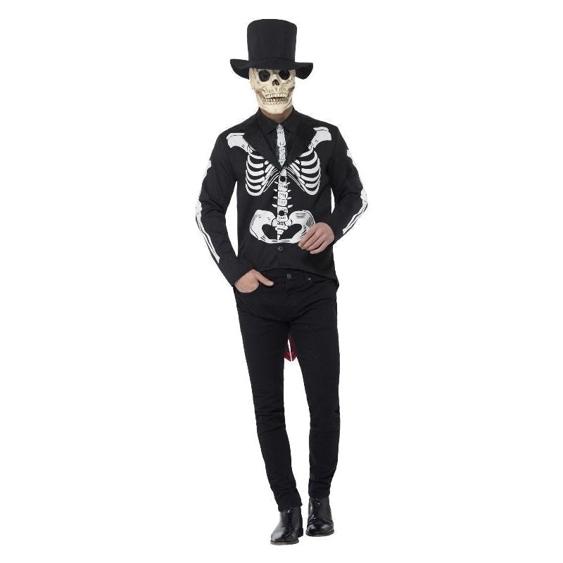 Day Of The Dead Se±or Skeleton Costume Adult Black_3 sm-44656M