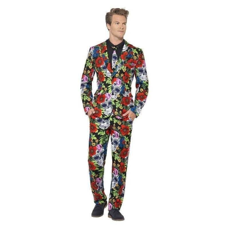 Day Of The Dead Suit Adult_3 sm-41589XL
