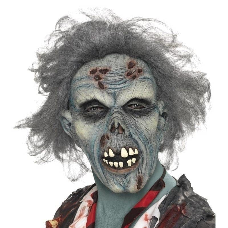 Decaying Zombie Mask Adult Grey_1 sm-36852