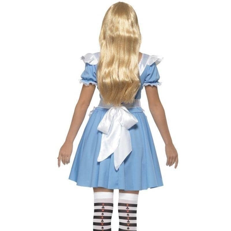 Deck Of Cards Girl Costume Ladies Alice In Wonderland Adult Blue White_2 sm-39474L