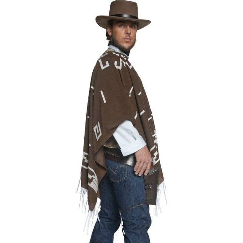 Deluxe Authentic Western Wandering Gunman Costume Adult Brown_4 