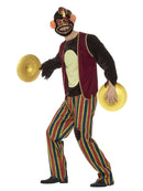 Deluxe Clapping Monkey Toy Costume Adult Multi Coloured