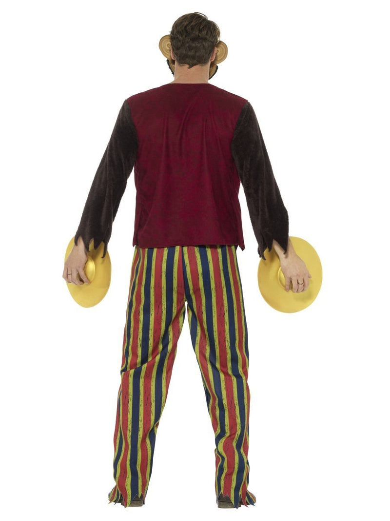 Deluxe Clapping Monkey Toy Costume Adult Multi Coloured