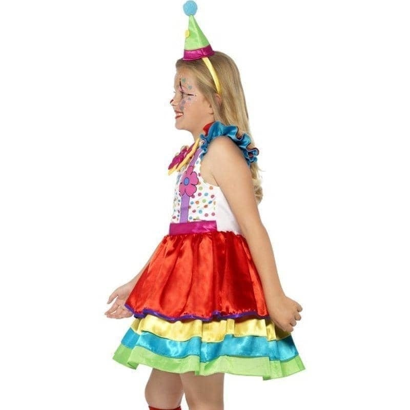Deluxe Clown Girl Costume Kids Rainbow_3 sm-45250S