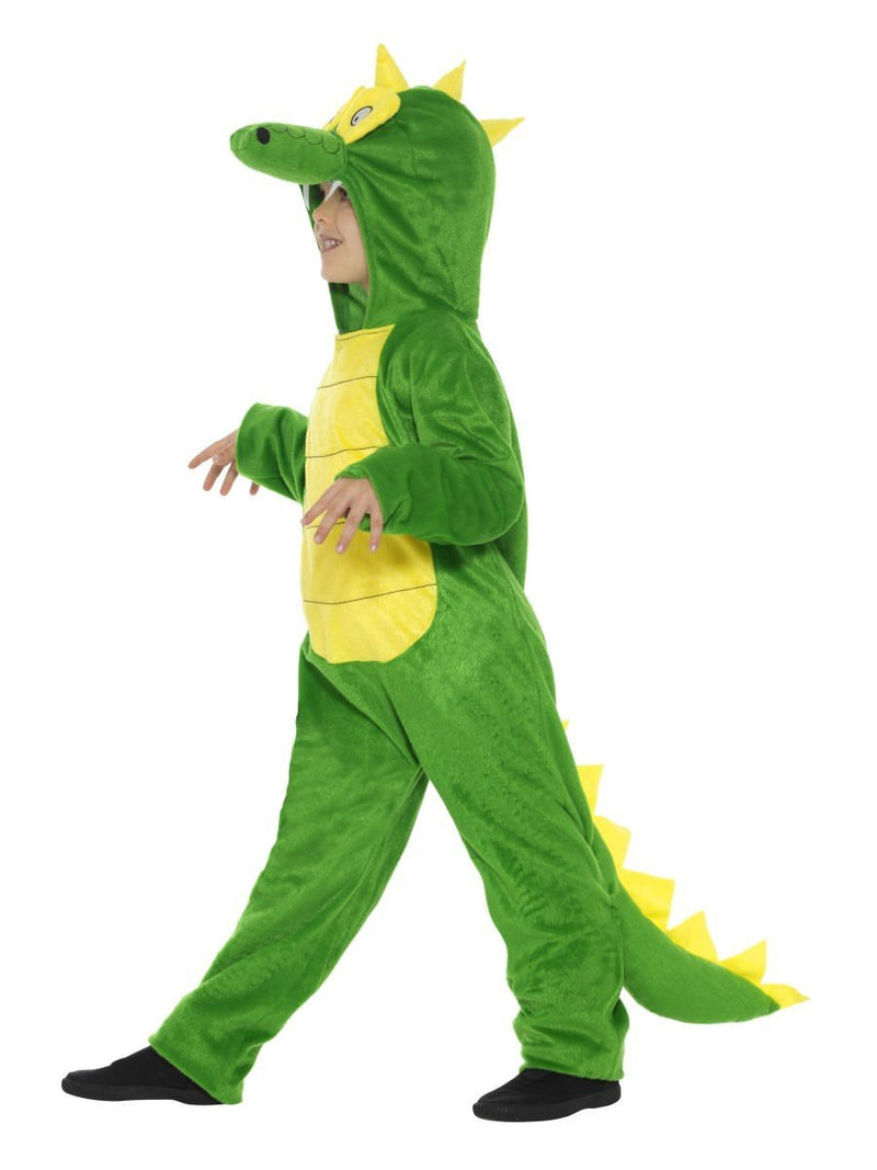 Crocodile Costume Deluxe Kids Hooded Jumpsuit Green