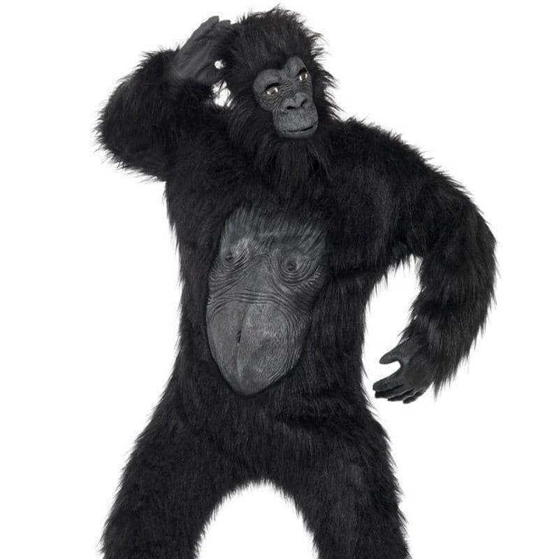 Deluxe Gorilla Costume Adult Black_1 sm-24230