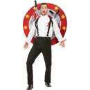 Deluxe Knife Thrower Costume Adult Red White_1 sm-50805L