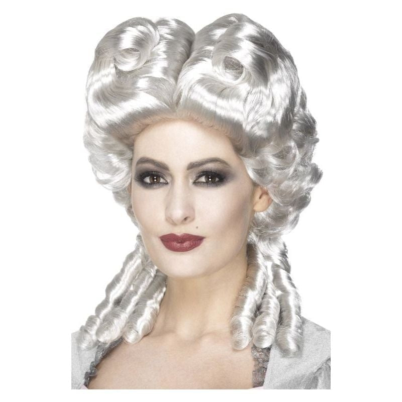 Deluxe Marie Antoinette Wig Adult White_2 