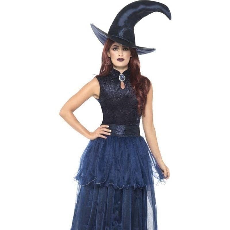 Deluxe Midnight Witch Costume Adult Blue_1 sm-45112m