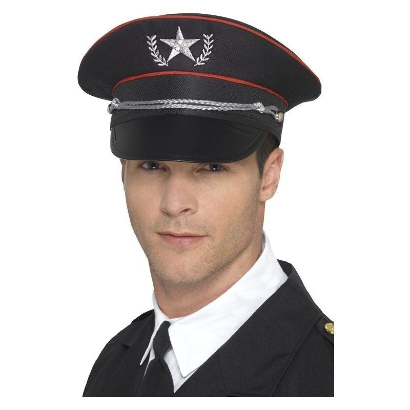 Deluxe Military Hat Adult Black_2 