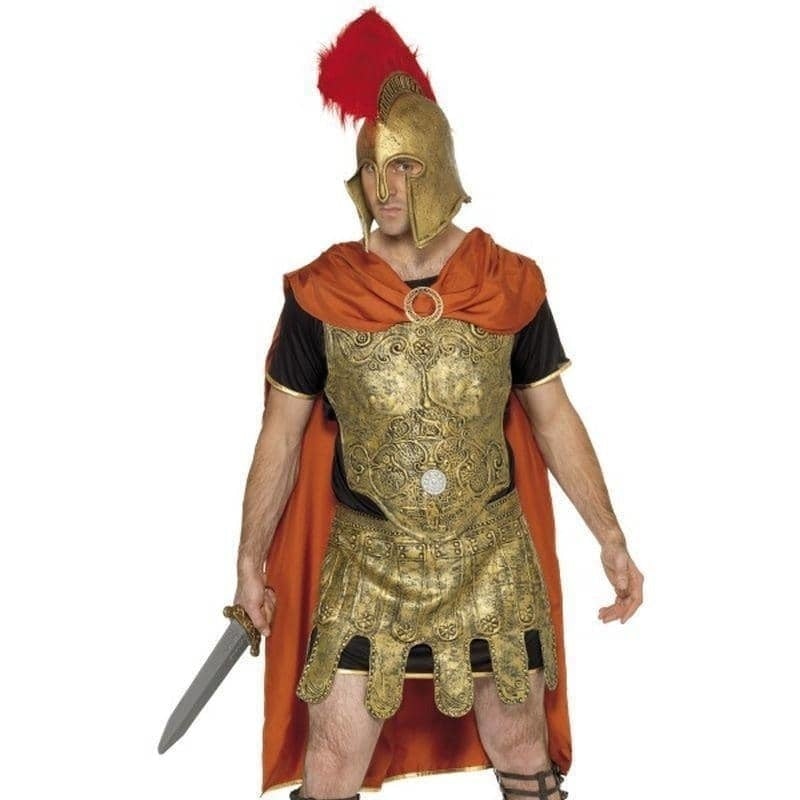 Deluxe Roman Soldier Costume Adult Gold Red_1 sm-20375M