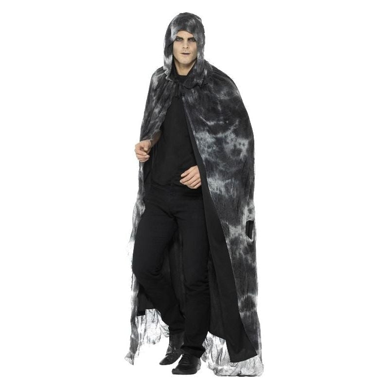 Deluxe Spellbound Decayed Cape Adult Black Green_2 