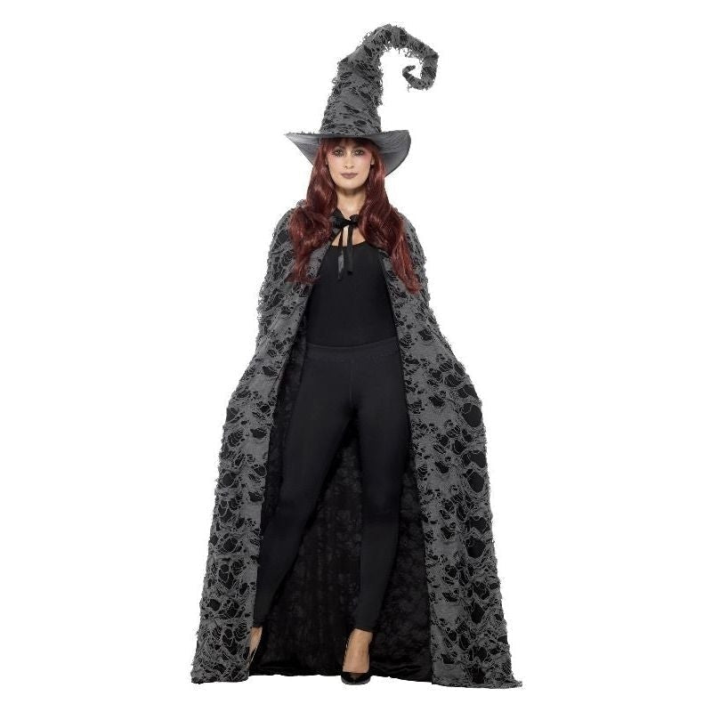 Deluxe Spellcaster Cape Adult Grey_2 