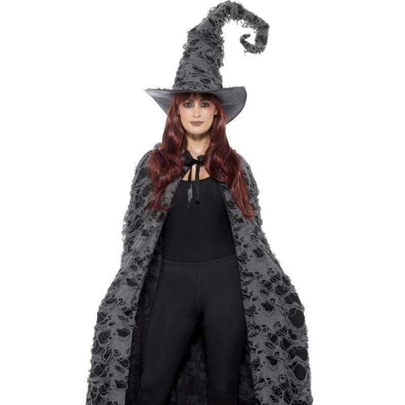 Deluxe Spellcaster Cape Adult Grey_1 sm-48175