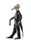 Deluxe T Rex Skeleton Costume Kids Black Bodysuit