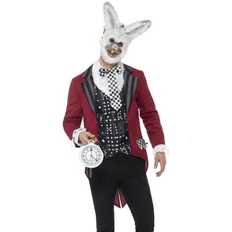 Deluxe White Rabbit Costume Adult Red_1 sm-46826l