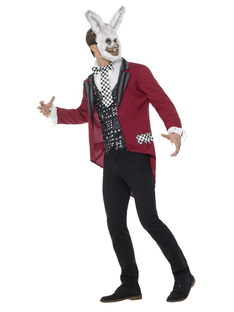 White Rabbit Deluxe Adult Costume Red Jacket Mask