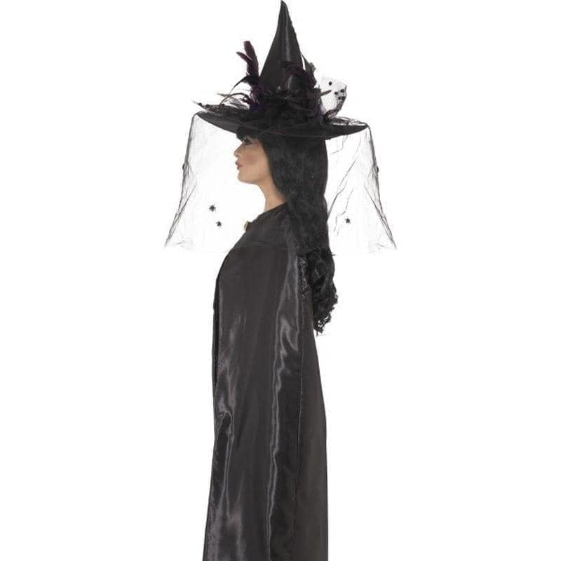 Deluxe Witch Cape Adult Black_3 