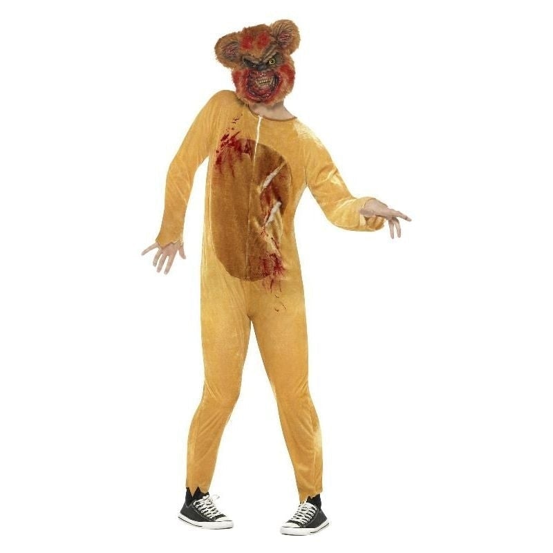 Deluxe Zombie Teddy Bear Costume Adult Brown_2 sm-45268m