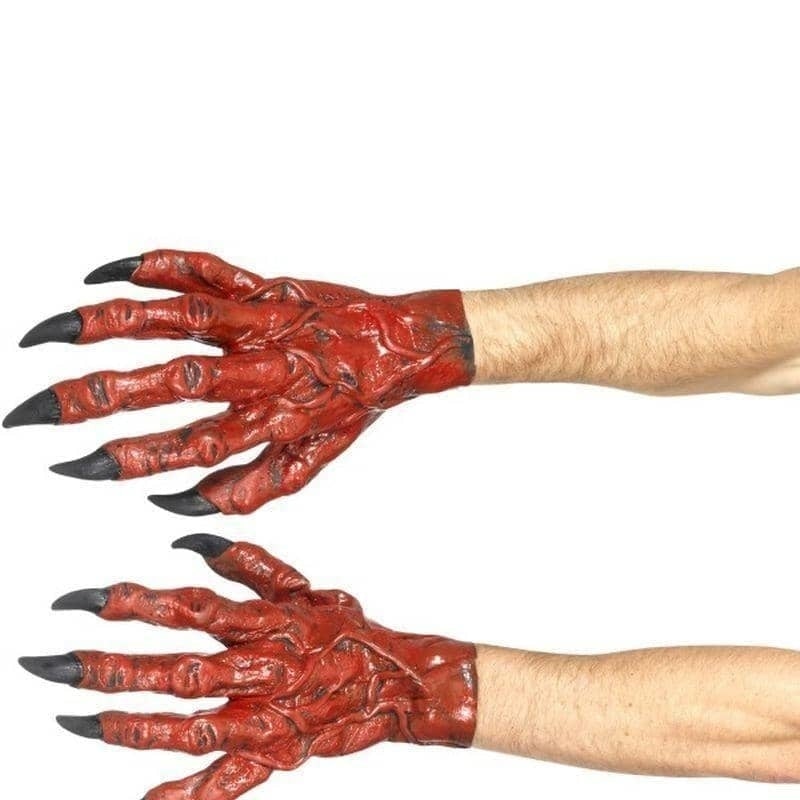 Devil Hands Latex Adult Red_1 sm-45081