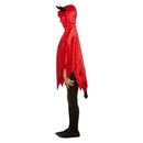 Devil Hooded Cape Child Red_3 
