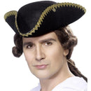 Dick Turpin Tricorn Hat Adult Black_1 sm-30373