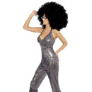 Disco Diva Costume Adult Silver_3 